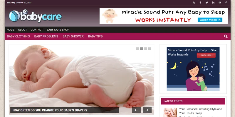 baby care website