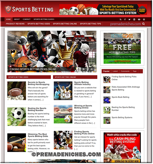 Sports betting website for sale sites